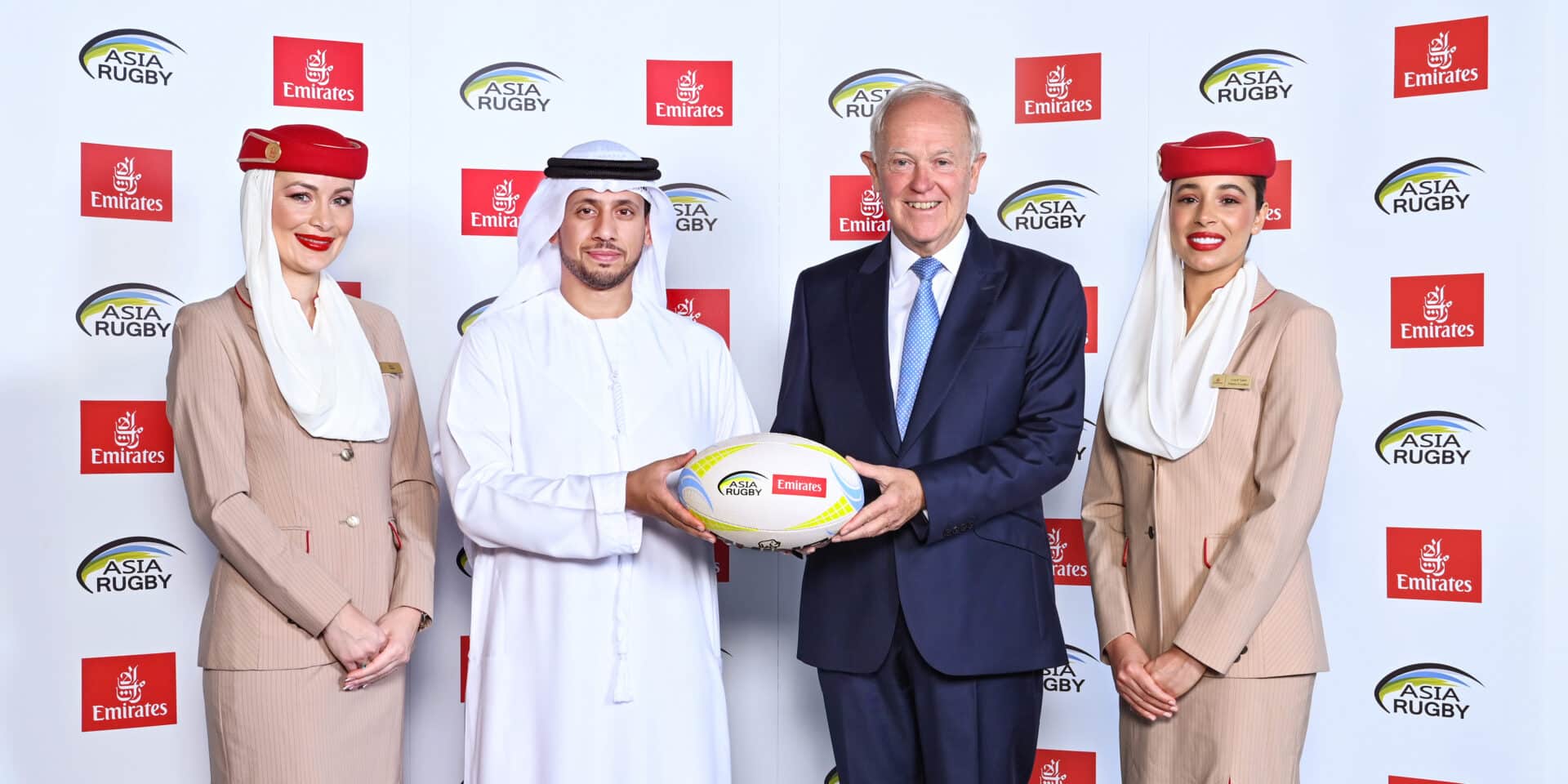 Asia_Rugby Qais-Al Dhalai-and-Sir Tim-Clark. Asia Rugby and Emirates